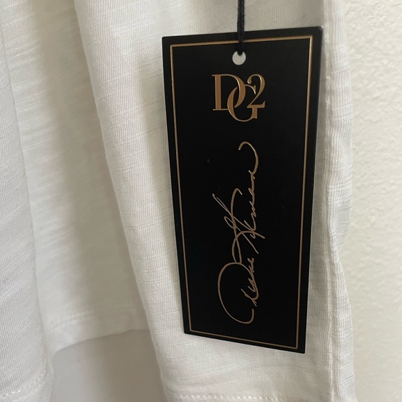 DG2 White Sheer Ruffle Top - Picture 3 of 10